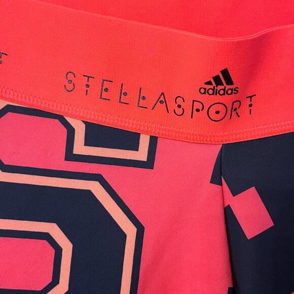 Adidas STELLASPORT Pink Printed Tights Sz S - Picture 4 of 5